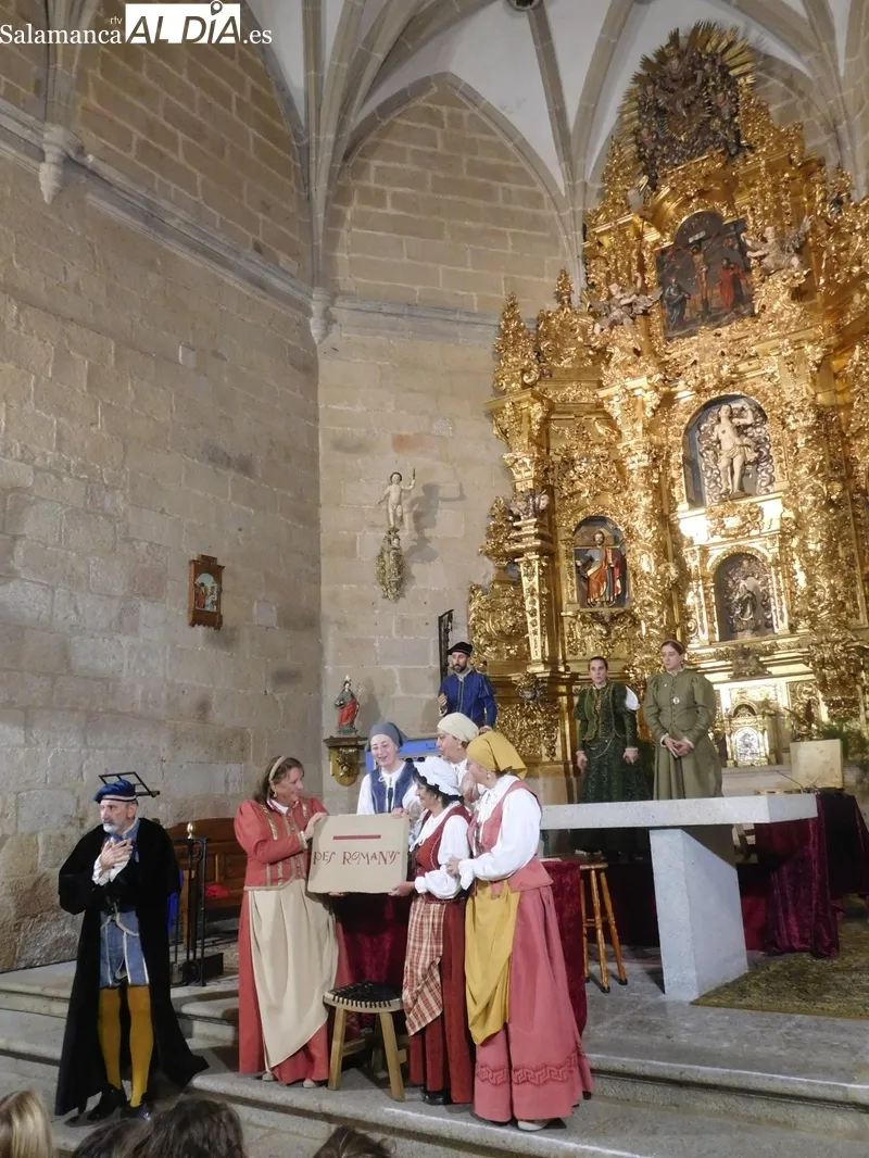 Representación de la obra 'Buscando a Nebrija' en Yecla de Yeltes 