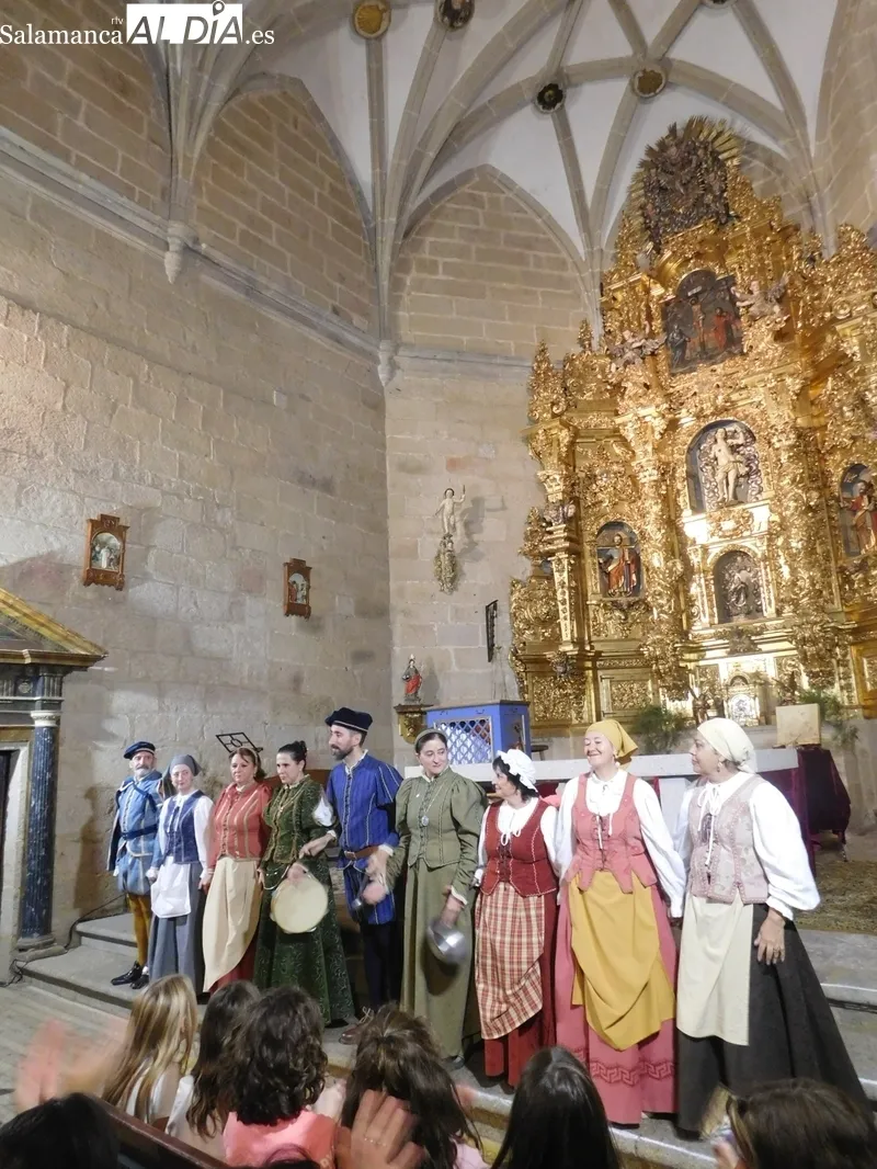 Representación de la obra 'Buscando a Nebrija' en Yecla de Yeltes 