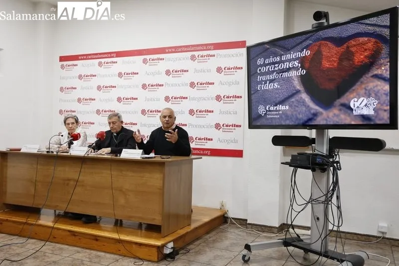 Presentación de los actos del 60 aniversario de Cáritas Salamanca. Foto de David Sañudo