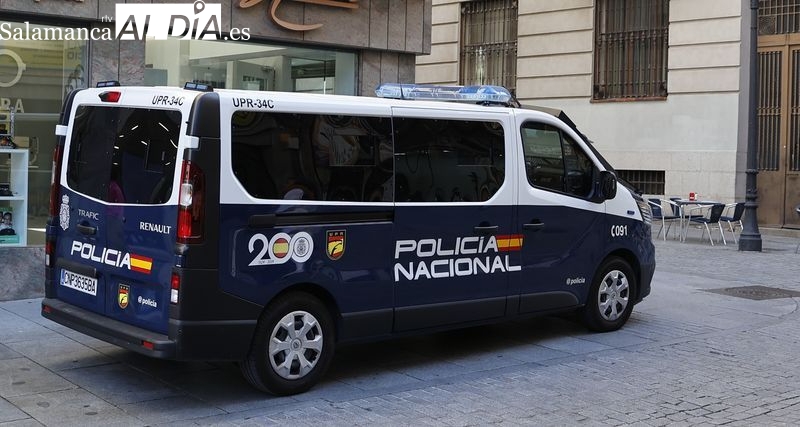 Foto de archivo de la Policía Nacional en Salamanca en una intervención anterior