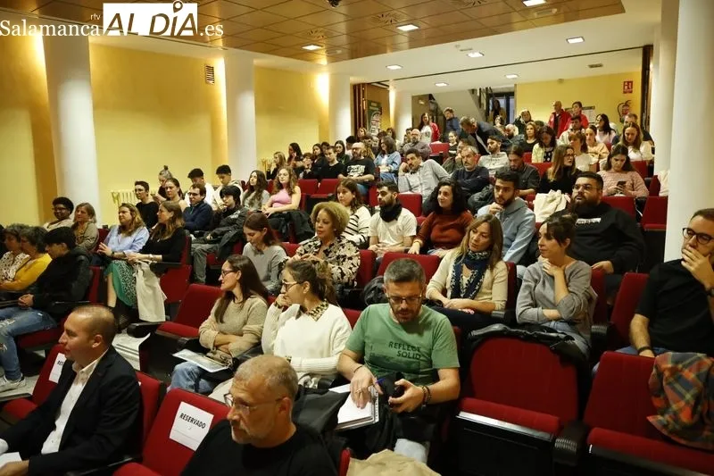 Inauguración de la sexta edición de ‘Think tank. Hacia una educación equitativa’, en la Cámara de Comercio de Salamanca. Foto de David Sañudo