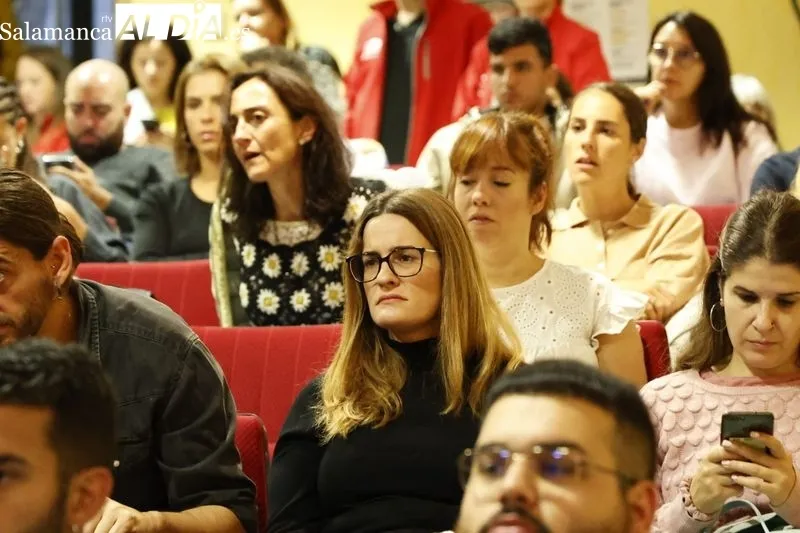 Inauguración de la sexta edición de ‘Think tank. Hacia una educación equitativa’, en la Cámara de Comercio de Salamanca. Foto de David Sañudo
