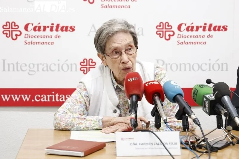 Presentación de los actos del 60 aniversario de Cáritas Salamanca. Foto de David Sañudo