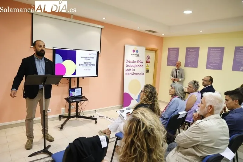 Inauguración de la nueva sede de la Fundación Cepaim en Salamanca. Foto de David Sañudo