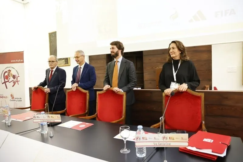 Congreso Internacional Derecho del Fútbol, organizado por la federación autonómica y celebrado en el Colegio Fonseca de la Universidad de Salamanca. Foto de David Sañudo