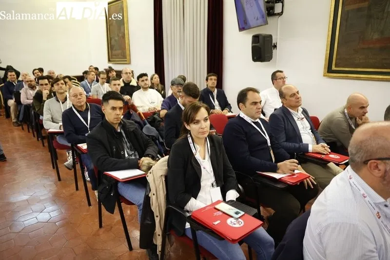 Congreso Internacional Derecho del Fútbol, organizado por la federación autonómica y celebrado en el Colegio Fonseca de la Universidad de Salamanca. Foto de David Sañudo