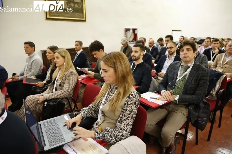 Congreso Internacional Derecho del Fútbol, organizado por la federación autonómica y celebrado en el Colegio Fonseca de la Universidad de Salamanca. Foto de David Sañudo