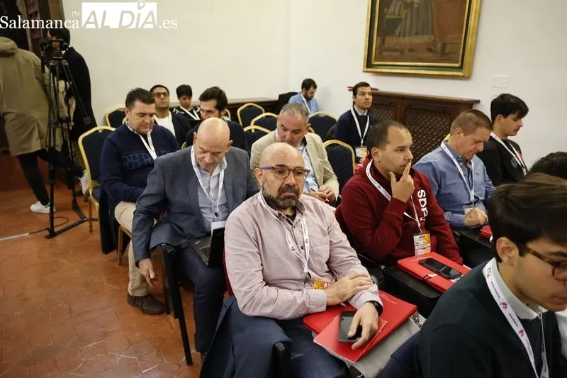 Congreso Internacional Derecho del Fútbol, organizado por la federación autonómica y celebrado en el Colegio Fonseca de la Universidad de Salamanca. Foto de David Sañudo