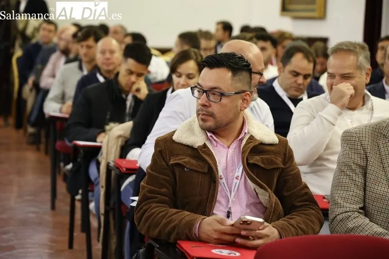 Congreso Internacional Derecho del Fútbol, organizado por la federación autonómica y celebrado en el Colegio Fonseca de la Universidad de Salamanca. Foto de David Sañudo