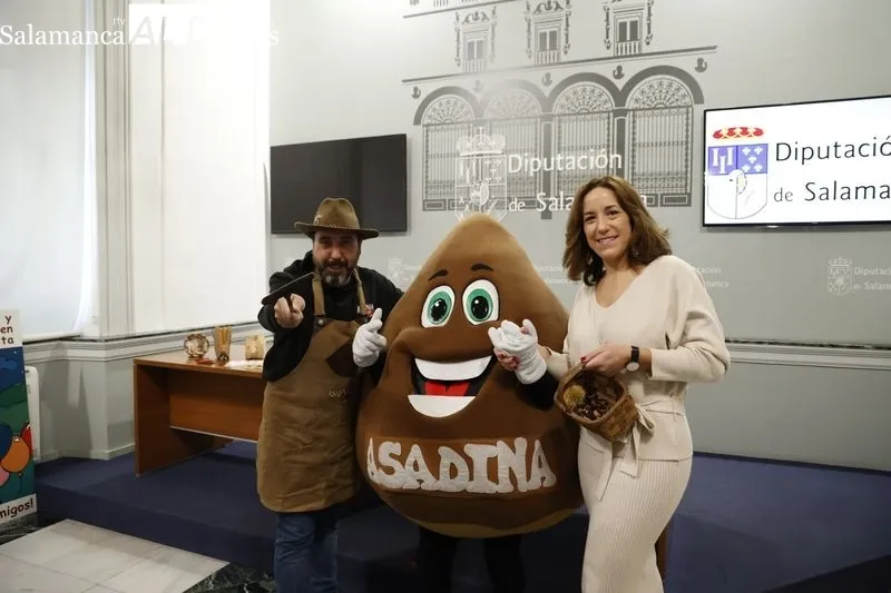Presentación en la Diputación de las acciones de desarrollo de promoción de la Castañicultura en la provincia de Salamanca para este otoño. Foto de David Sañudo