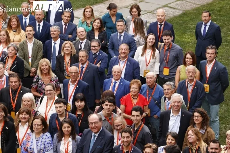 Inauguración del II Congreso Internacional de Casas Regionales de Castilla y León, en el Colegio Arzobispo Fonseca. Foto de David Sañudo