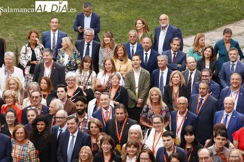 Inauguración del II Congreso Internacional de Casas Regionales de Castilla y León, en el Colegio Arzobispo Fonseca. Foto de David Sañudo