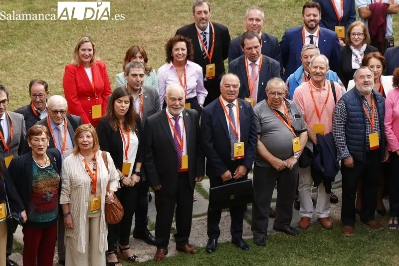 Inauguración del II Congreso Internacional de Casas Regionales de Castilla y León, en el Colegio Arzobispo Fonseca. Foto de David Sañudo