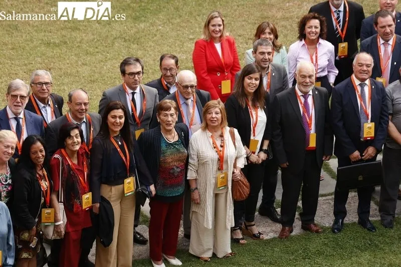 Inauguración del II Congreso Internacional de Casas Regionales de Castilla y León, en el Colegio Arzobispo Fonseca. Foto de David Sañudo