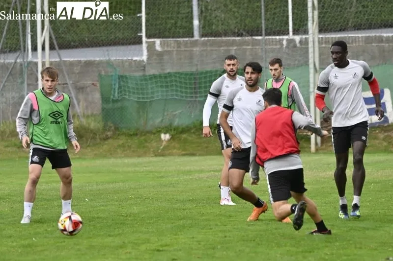 Entrenamiento de este martes del Salamanca UDS 