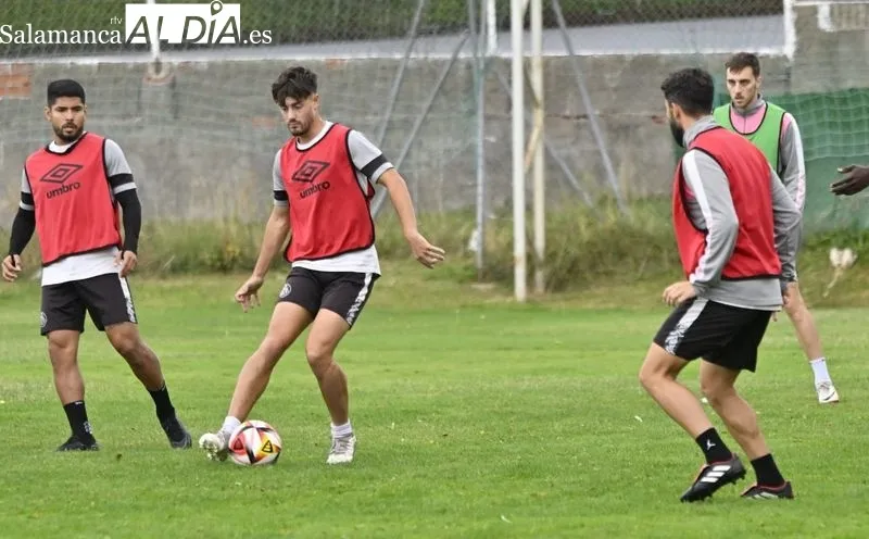 Entrenamiento de este martes del Salamanca UDS 