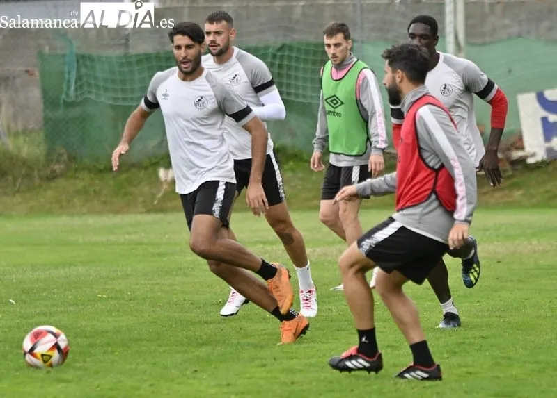 Entrenamiento de este martes del Salamanca UDS 