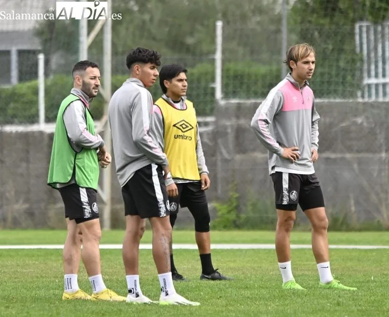 Entrenamiento de este martes del Salamanca UDS 