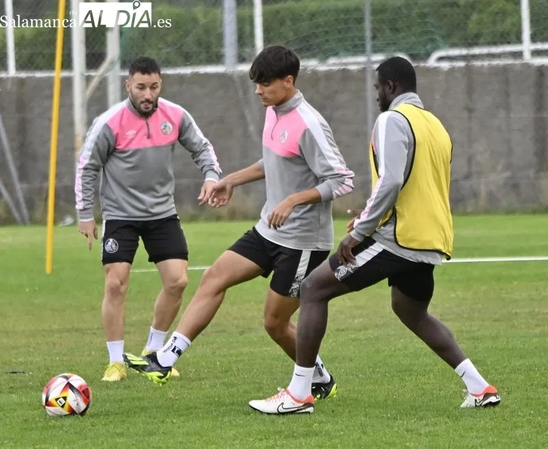 Entrenamiento de este martes del Salamanca UDS 
