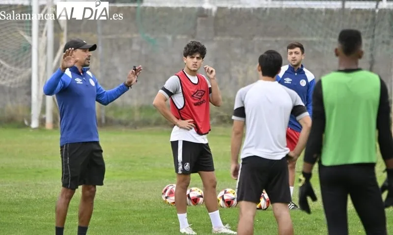 Entrenamiento de este martes del Salamanca UDS 