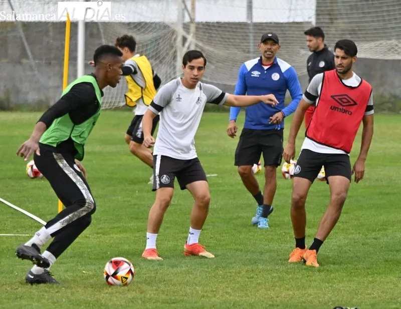 Entrenamiento de este martes del Salamanca UDS 