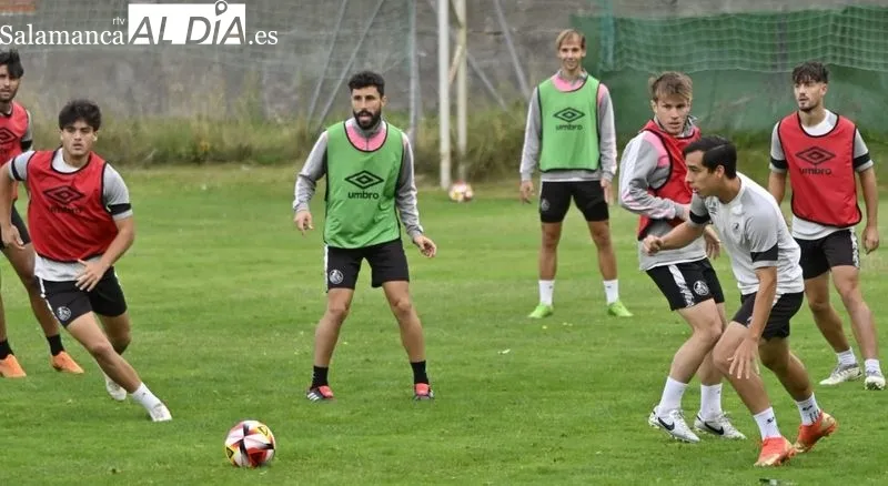 Entrenamiento de este martes del Salamanca UDS 