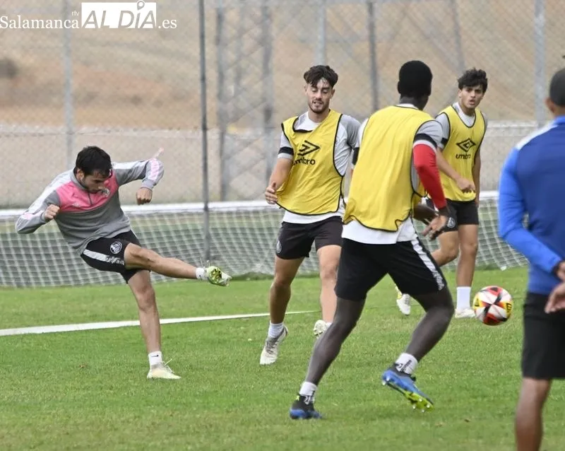 Entrenamiento de este martes del Salamanca UDS 