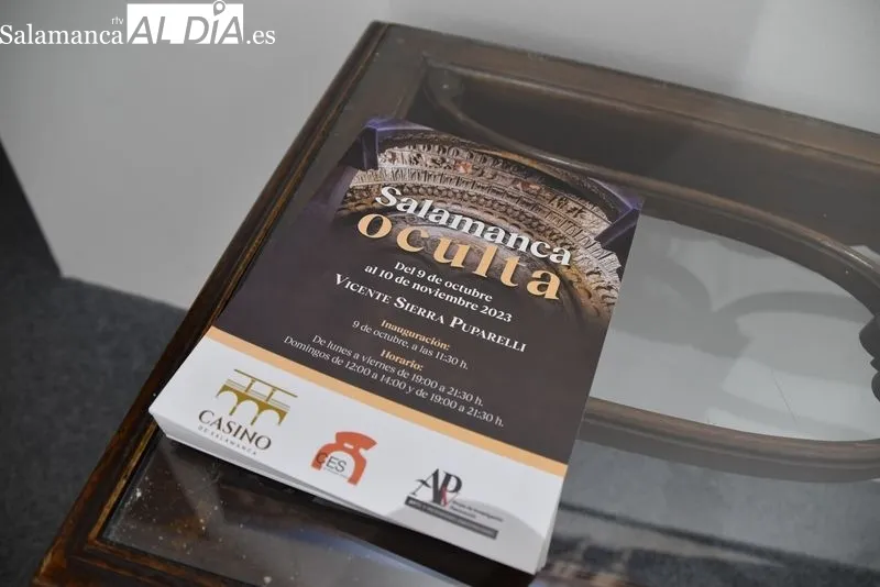 Exposición fotográfica 'Salamanca Oculta', de Vicente Sierra Puparelli, en el Casino de Salamanca. Foto de Vanesa Martins