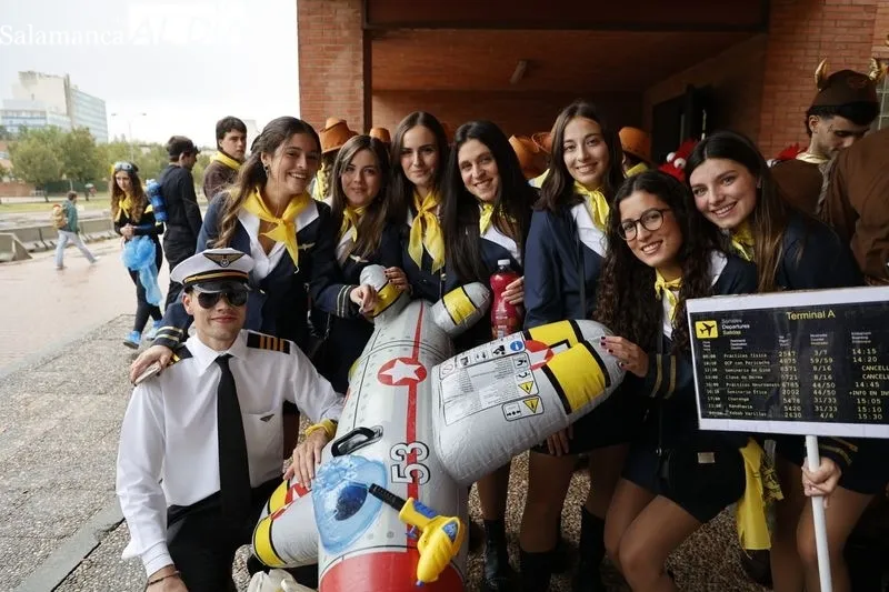 Fiestas de la Facultad de Medicina de Salamanca. Foto de David Sañudo