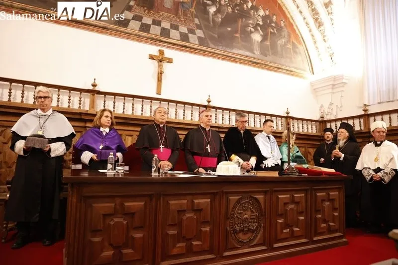 Ceremonia de Investidura como doctor honoris causa de su Santidad Bartolomé I, patriarca ecuménico. Foto de David Sañudo