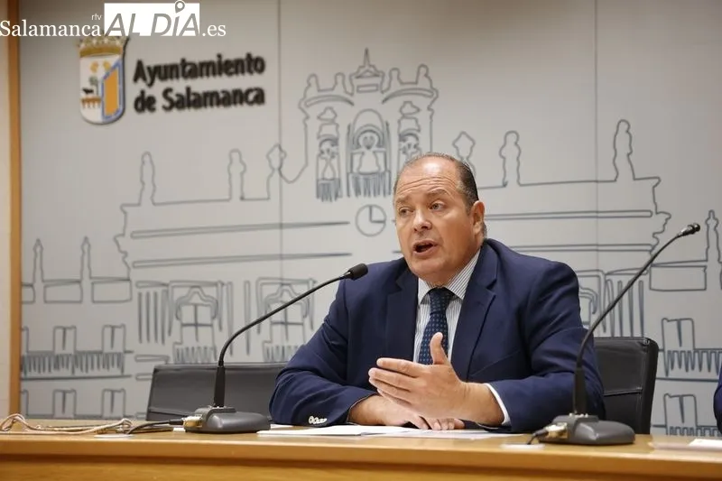 Ignacio Rivas, portavoz del Grupo VOX en el Ayuntamiento de Salamanca. Foto de David Sañudo