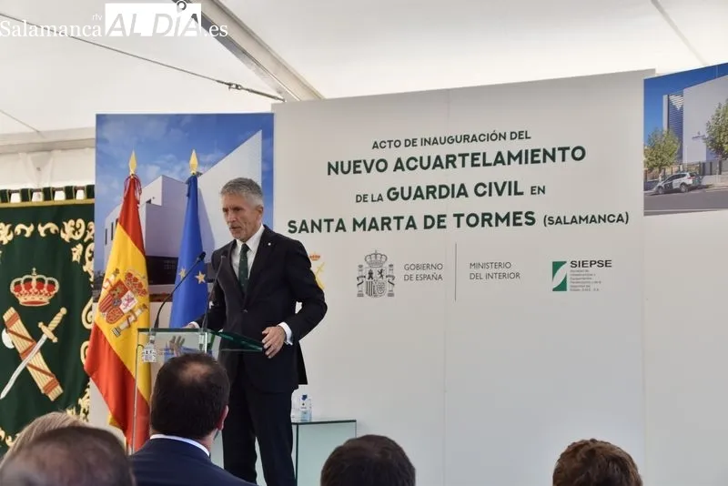 Inauguración del nuevo cuartel de la Guardia Civil en Santa Marta de Tormes. Foto de Vanesa Martins
