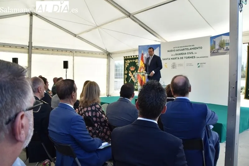 Inauguración del nuevo cuartel de la Guardia Civil en Santa Marta de Tormes. Foto de Vanesa Martins
