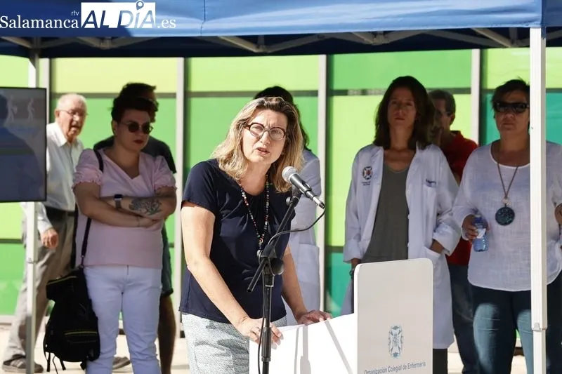 Actividades de la Ruta Enfermera en la plaza de la Concordia. Foto de David Sañudo