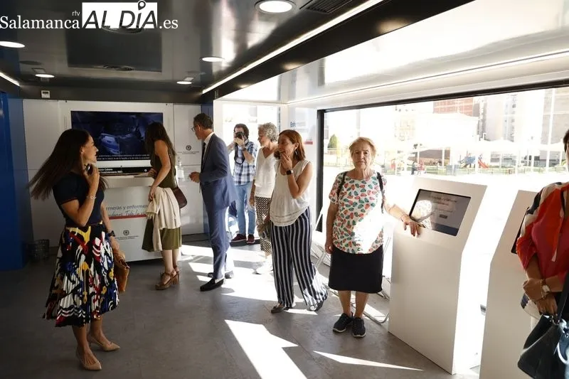 Actividades de la Ruta Enfermera en la plaza de la Concordia. Foto de David Sañudo
