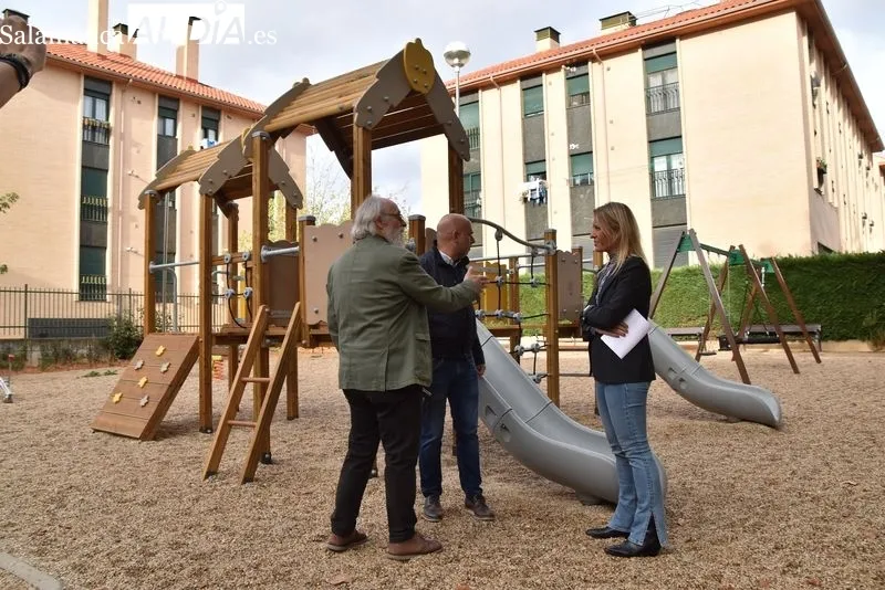 Estreno de la renovación de la zona de juegos infantiles de Ciudad Jardín. Foto de Vanesa Martins