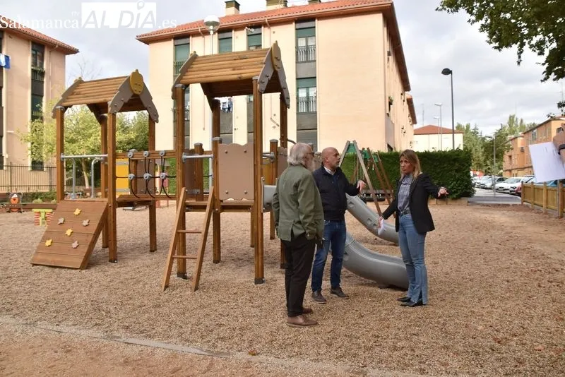 Estreno de la renovación de la zona de juegos infantiles de Ciudad Jardín. Foto de Vanesa Martins