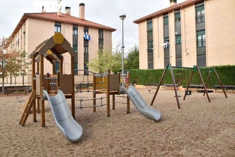 Estreno de la renovación de la zona de juegos infantiles de Ciudad Jardín. Foto de Vanesa Martins