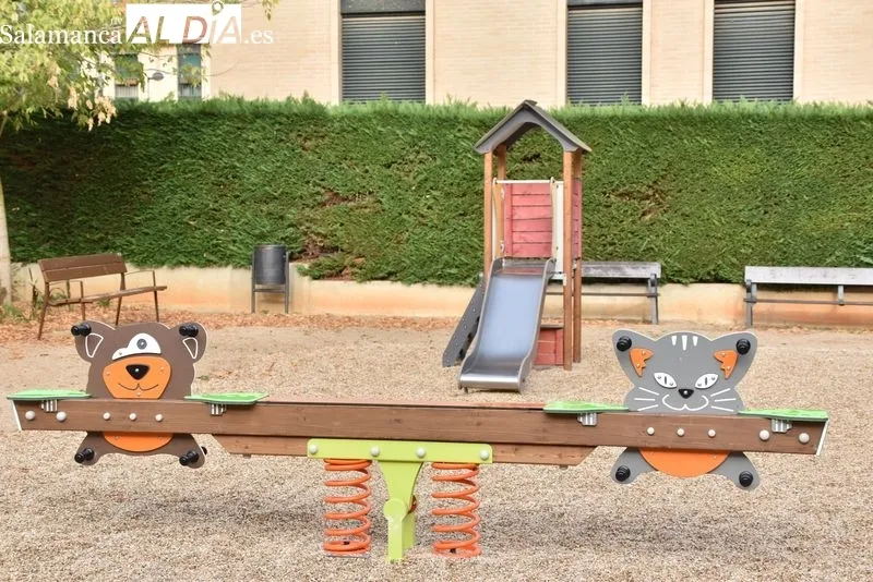 Estreno de la renovación de la zona de juegos infantiles de Ciudad Jardín. Foto de Vanesa Martins
