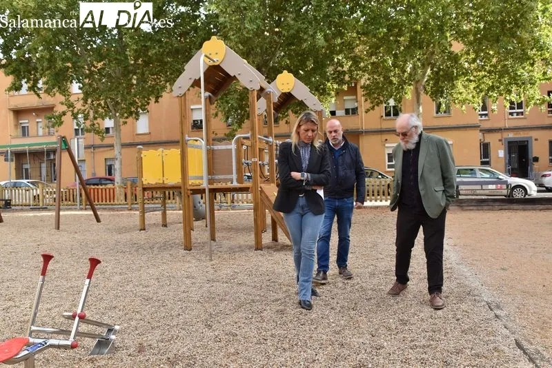 Estreno de la renovación de la zona de juegos infantiles de Ciudad Jardín. Foto de Vanesa Martins