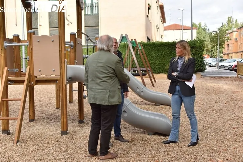 Estreno de la renovación de la zona de juegos infantiles de Ciudad Jardín. Foto de Vanesa Martins