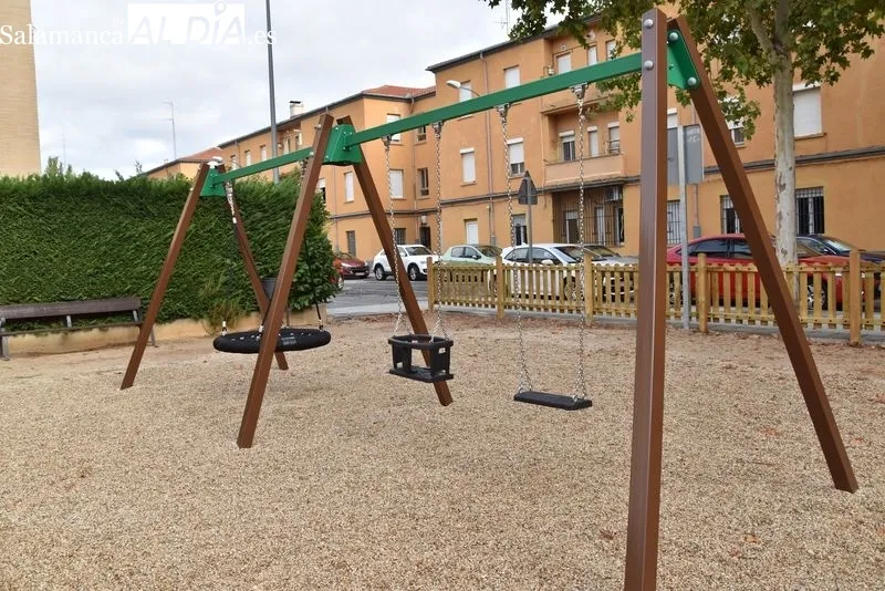 Estreno de la renovación de la zona de juegos infantiles de Ciudad Jardín. Foto de Vanesa Martins