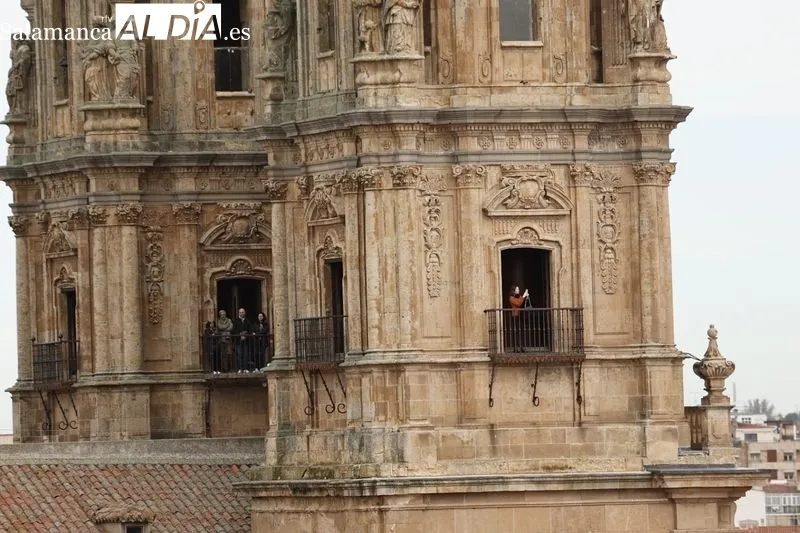 Subida del Mariquelo a la Catedral de Salamanca. Foto de David Sañudo