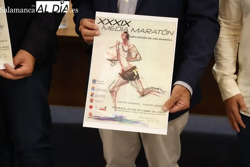 Presentación de esta edición de la Media Maratón Diputación de Salamanca. Foto de David Sañudo