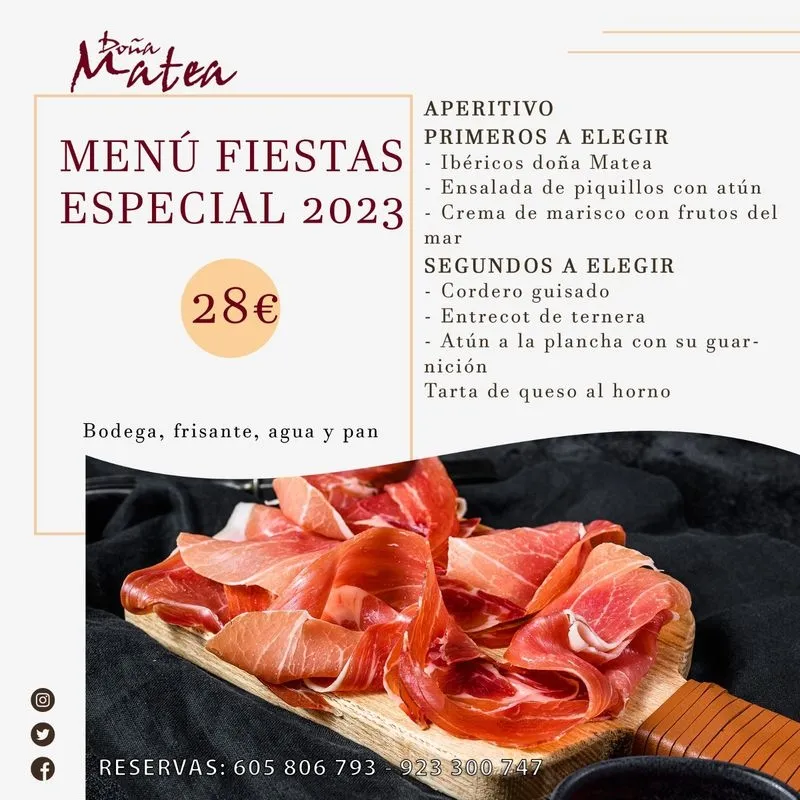 Foto 3 - Men&uacute;s y bocadillos para las fiestas en Restaurante Do&ntilde;a Matea