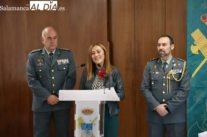 Presentación de la operación contra la ciberdelincuencia desarrollada por la Comandancia de la Guardia Civil de Salamanca. Foto de David Sañudo
