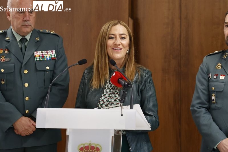 Presentación de la operación contra la ciberdelincuencia desarrollada por la Comandancia de la Guardia Civil de Salamanca. Foto de David Sañudo