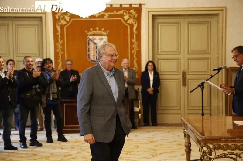 Recepción en el Ayuntamiento con motivo del XVI Encuentro de Poetas Iberoamericanos. Foto de David Sañudo