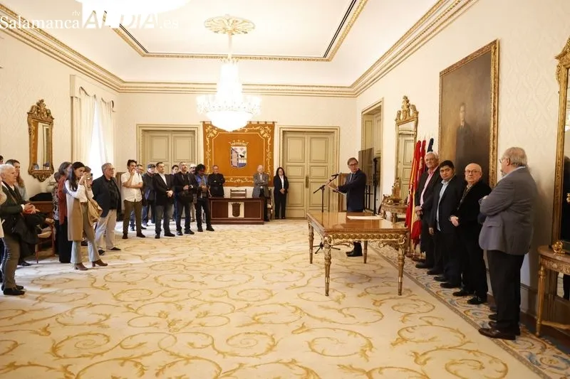 Recepción en el Ayuntamiento con motivo del XVI Encuentro de Poetas Iberoamericanos. Foto de David Sañudo