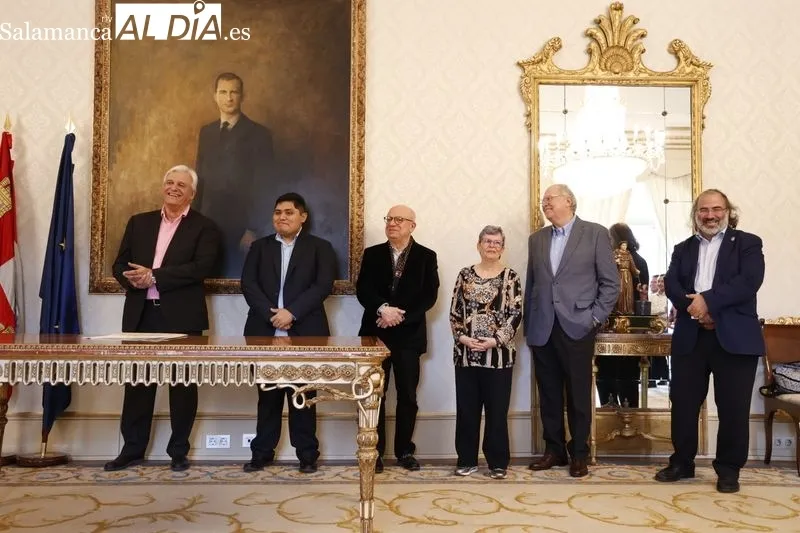 Recepción en el Ayuntamiento con motivo del XVI Encuentro de Poetas Iberoamericanos. Foto de David Sañudo